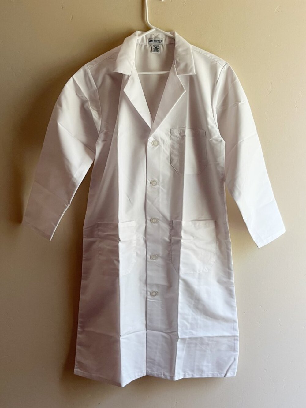 Medline Men's Full Length Lab Coats Medical Research Coat doctor scientist